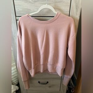 pink crewneck